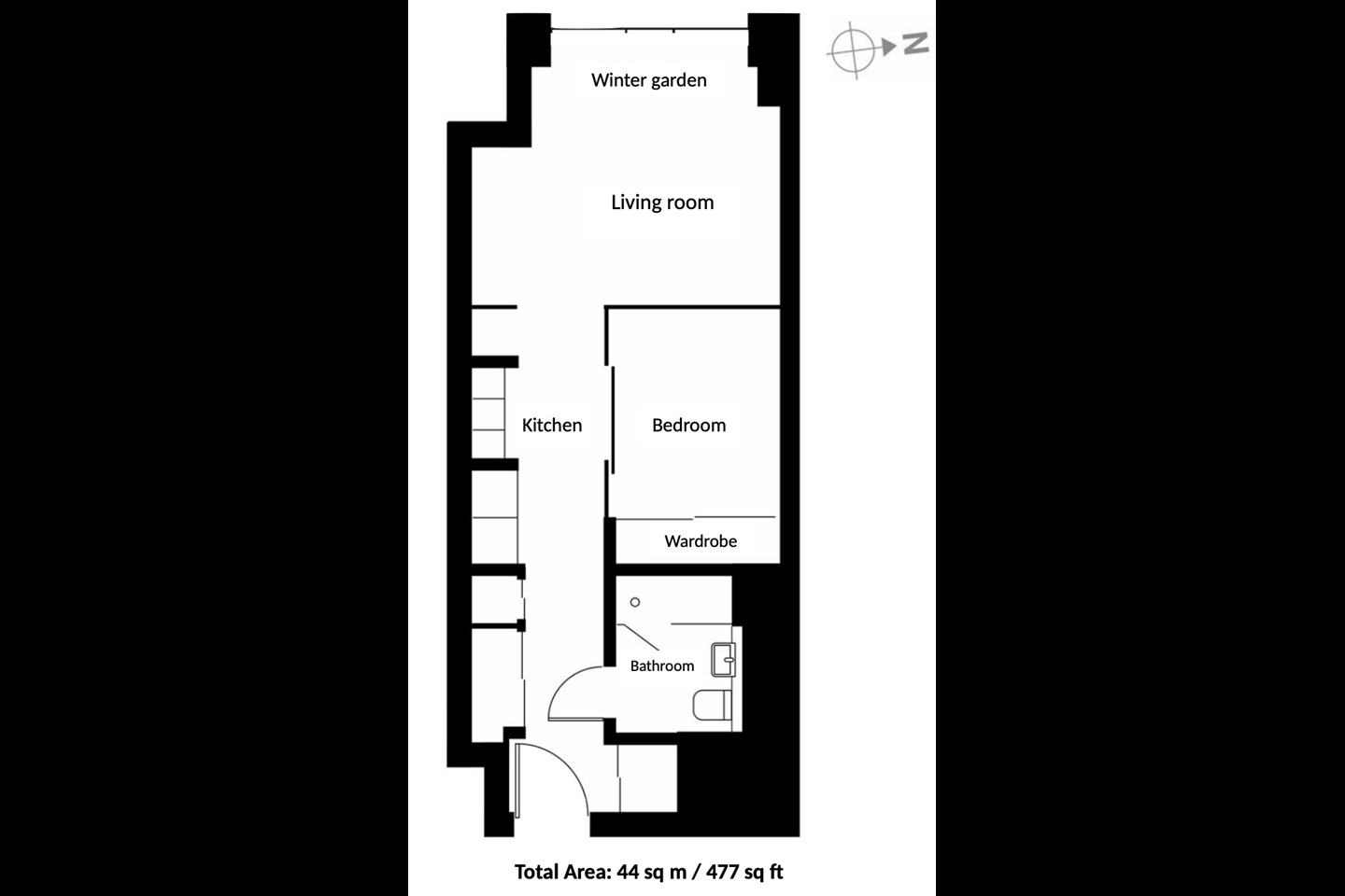 Studio Flat, Casson Square, SE1, N1 7GU photo 4