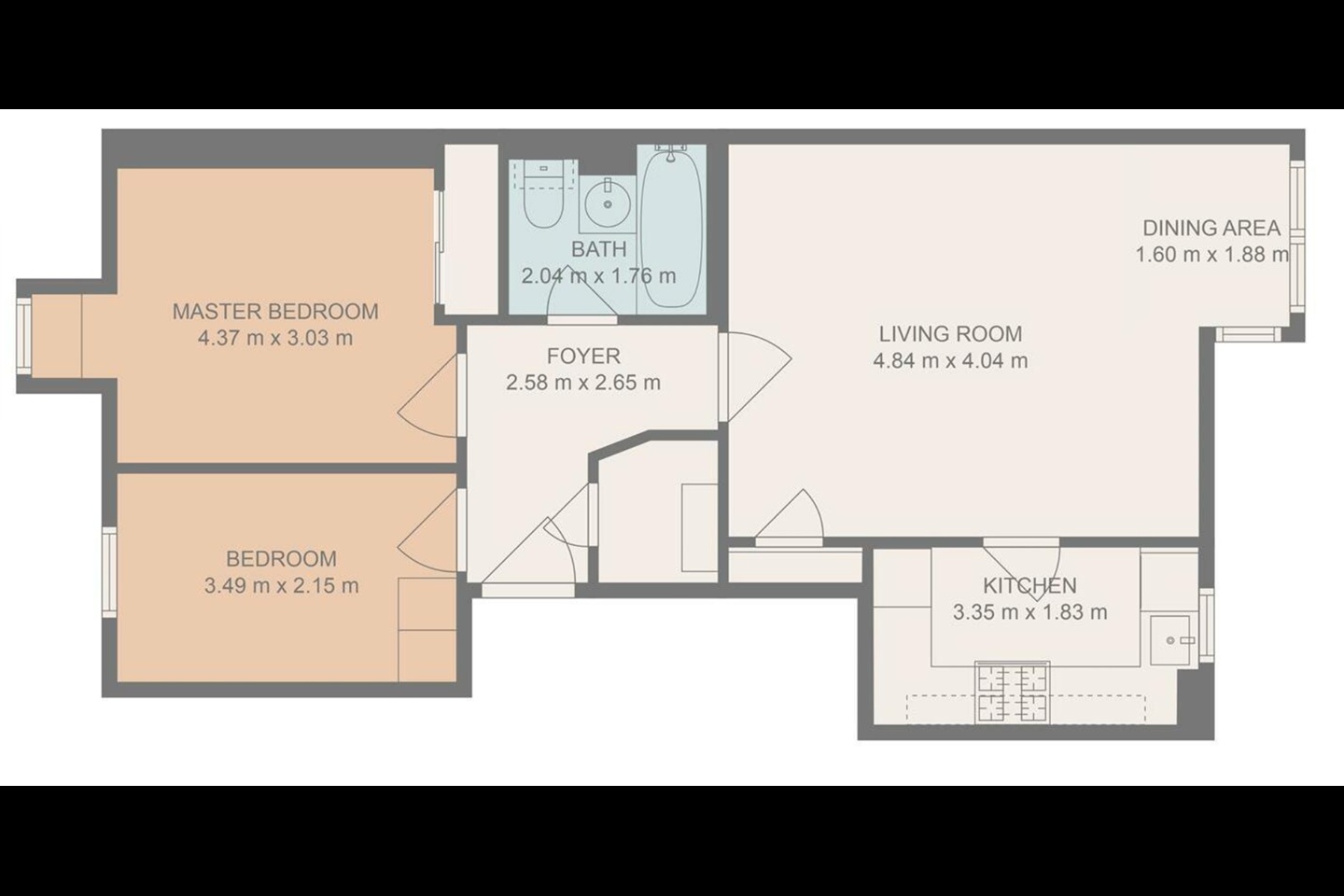 Additional image 2 of 2 Bed Flat, Rutland Court, G51, N1 7GU