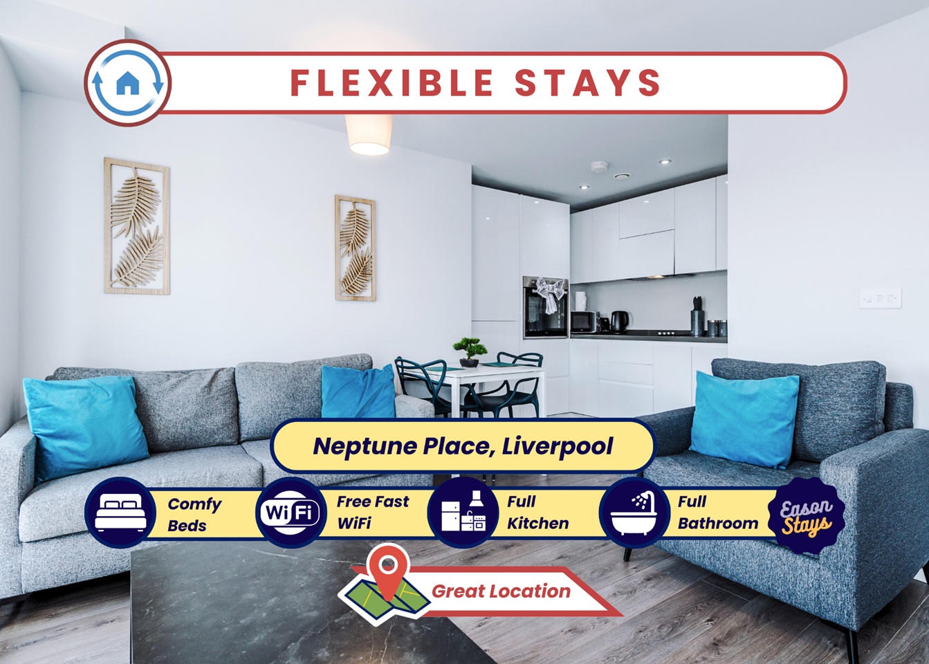 2 Bed Flat, Neptune Place, L8, N1 7GU