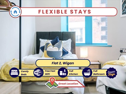 2 Bed Flat, Wallgate, WN1