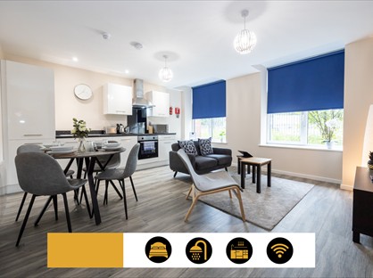 1 Bed Flat, Southwood House, M5