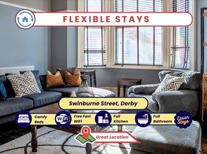 6 Bed Semi-Detached House, Swinburne Street, DE1