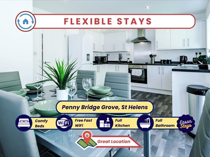 4 Bed Semi-Detached House, Penny Bridge Grove, WA9