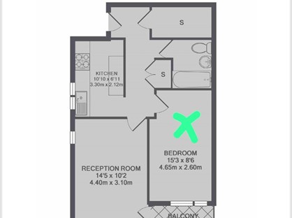 Room in a Shared Flat, King Charles Road, KT5