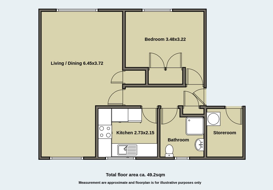 Additional image 12 of 1 Bed Flat, Headford Close, CB5, N1 7GU