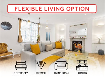 3 Bed Flat, Challoner Mansions, W14