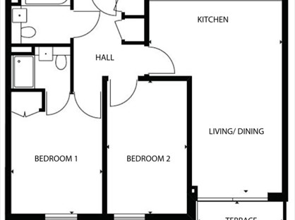 2 Bed Flat, Derry Court, SW16