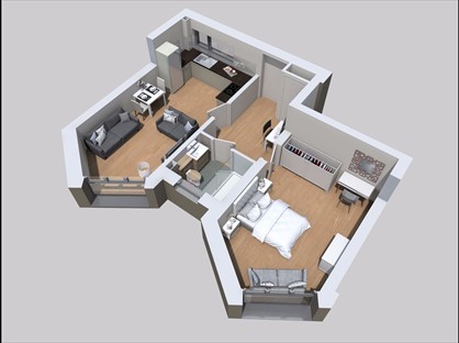 1 Bed Flat, New Street, PL1