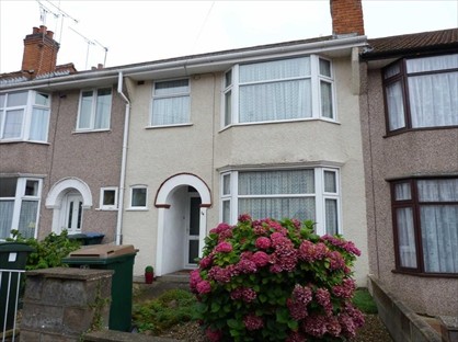 3 Bed Terraced House, Paxton Road, CV6