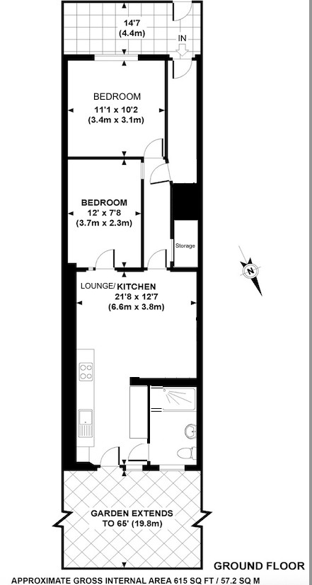 Additional image 18 of 2 Bed Flat, Northfield Road, RG1, N1 7GU