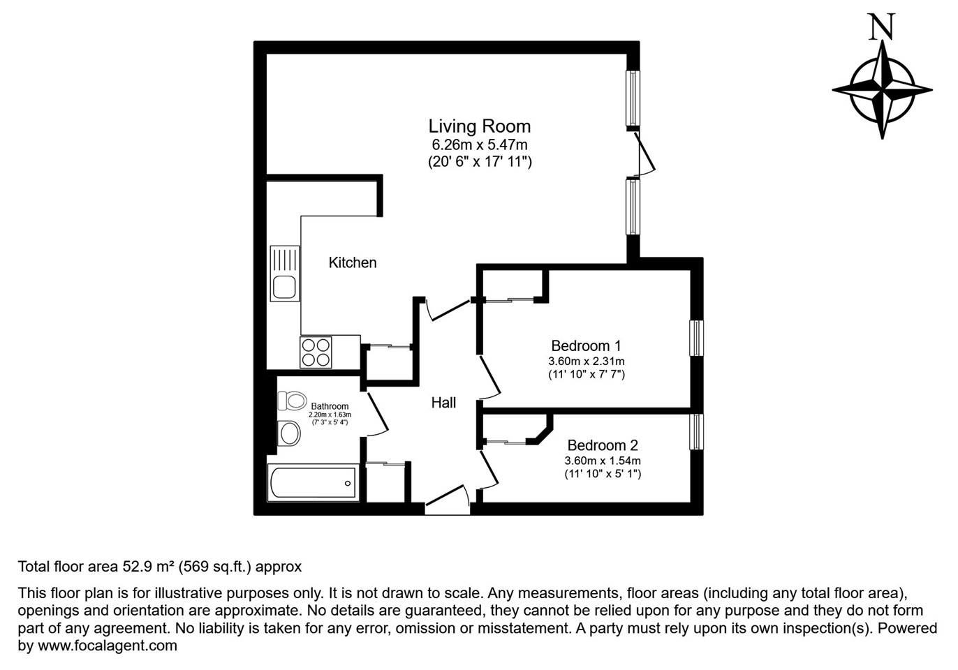 2 Bed Flat, Altima Court, SE22 photo 2