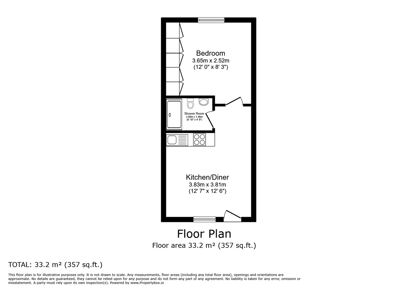 Additional image 34 of 1 Bed Flat, Windsor Court, BN1, N1 7GU