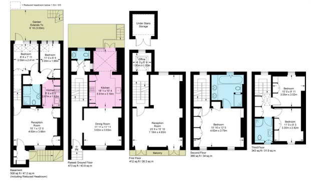 Additional image 9 of 6 Bed Terraced House, Brompton Road, SW1X, N1 7GU