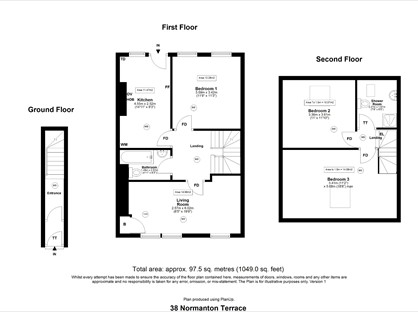 3 Bed Maisonette, Normanton Terrace, NE4