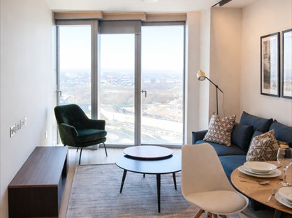 2 Bed Flat, Manhattan Loft Apartments, E20