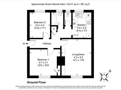 2 Bed Flat, Clapham, SW4