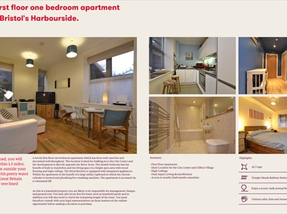 1 Bed Flat, Harbours Edge, BS8