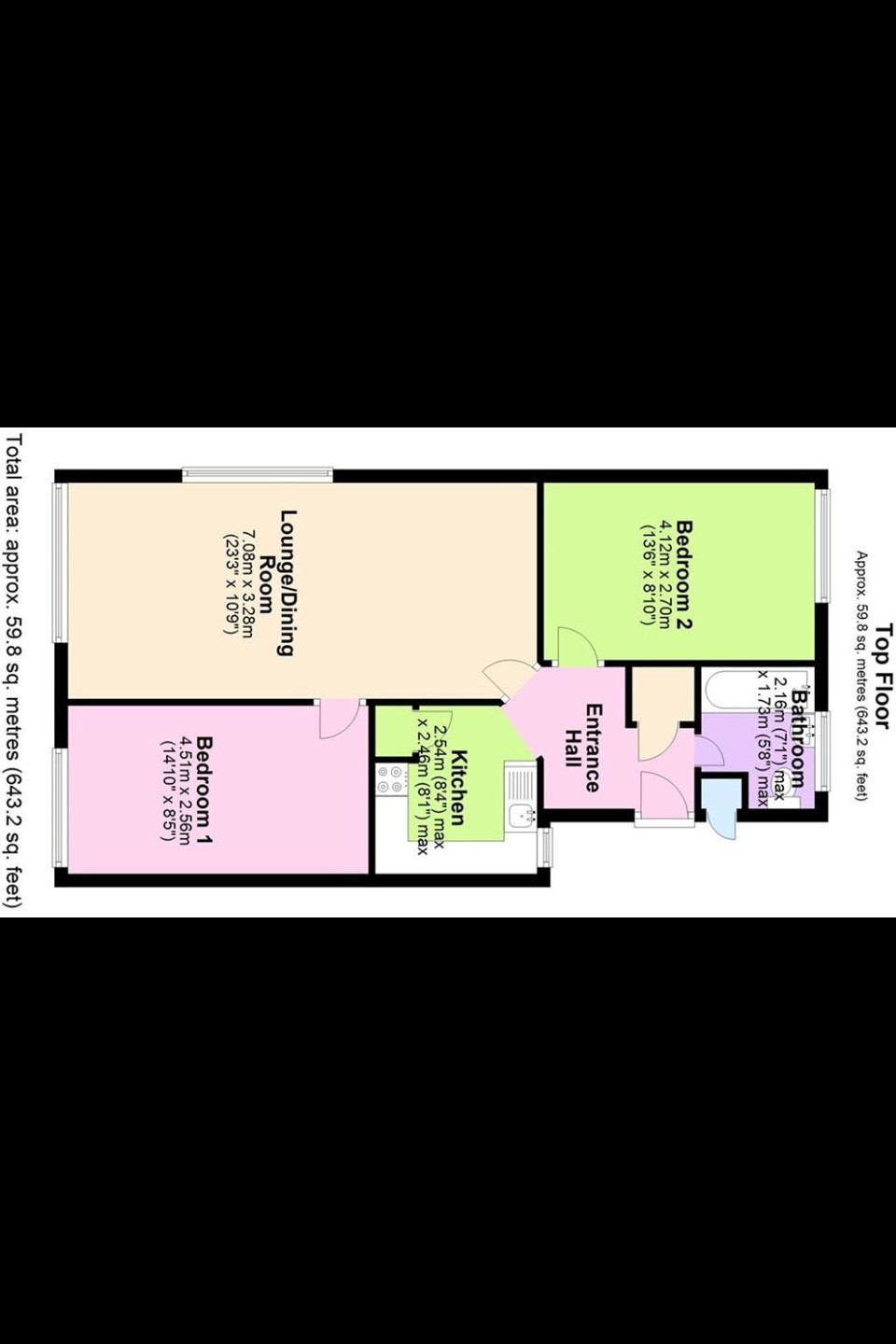 Additional image 12 of 2 Bed Flat, Malcolm Close, NG3, N1 7GU