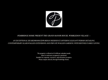 6 Bed Detached House, Murray Road, SW19