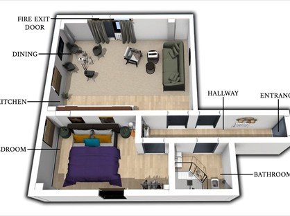 1 Bed Flat, Appleton Gate, NG24