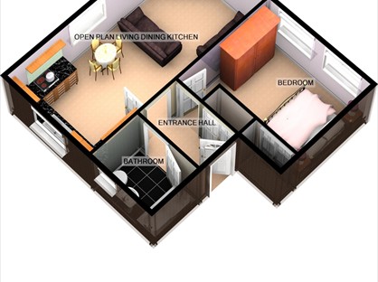 1 Bed Flat, Kempton Drive, CV34