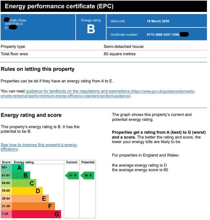 Additional image 31 of 3 Bed Semi-Detached House, Knab Close, S7, N1 7GU