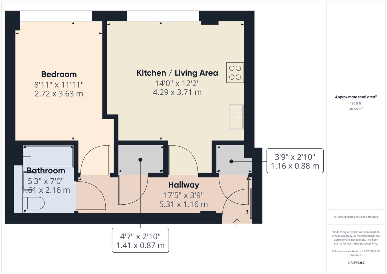 Additional image 7 of 1 Bed Flat, Celtic House, DE1, N1 7GU