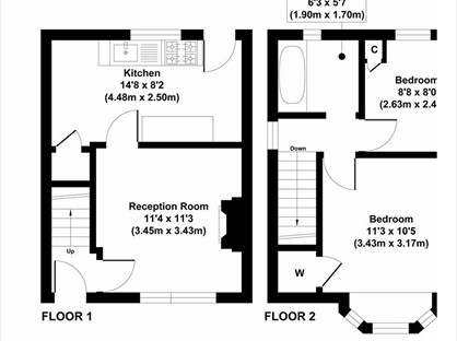 2 Bed Semi-Detached House, William St, TS10