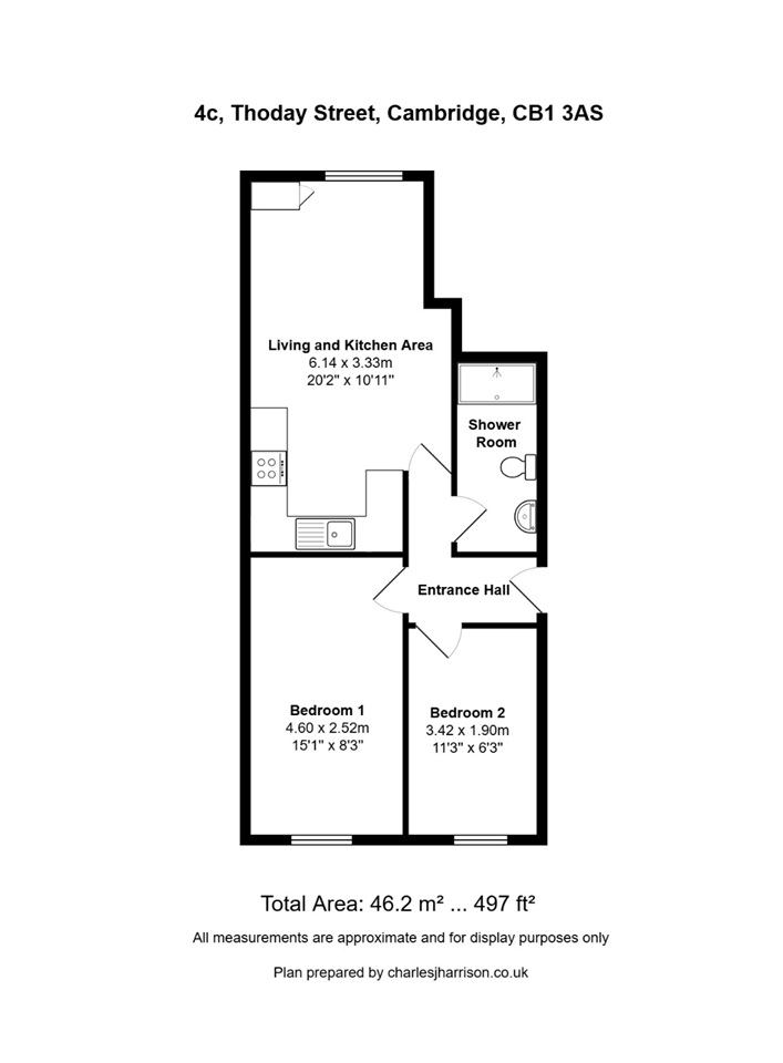 Additional image 8 of 2 Bed Flat, Thoday St, CB1, N1 7GU