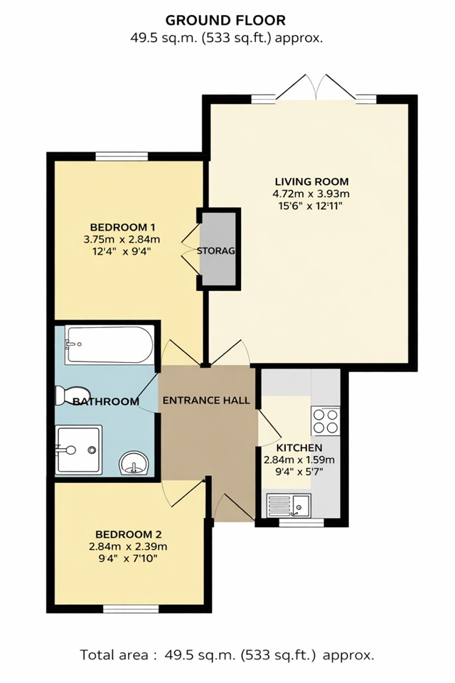 Additional image 14 of 2 Bed Flat, Heron Court, OX14, N1 7GU
