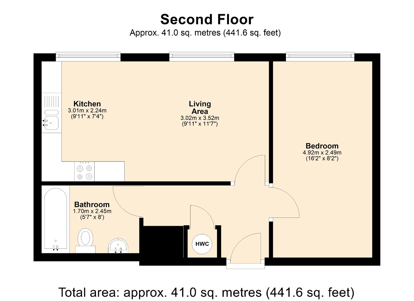Additional image 13 of 1 Bed Flat, Hartley Road, NG7, N1 7GU