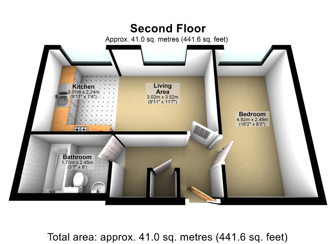 Additional image 14 of 1 Bed Flat, Hartley Road, NG7, N1 7GU