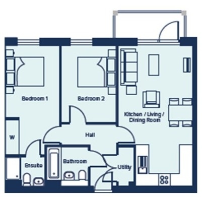 Additional image 11 of 2 Bed Flat, John Thornycroft Road, SO19, N1 7GU