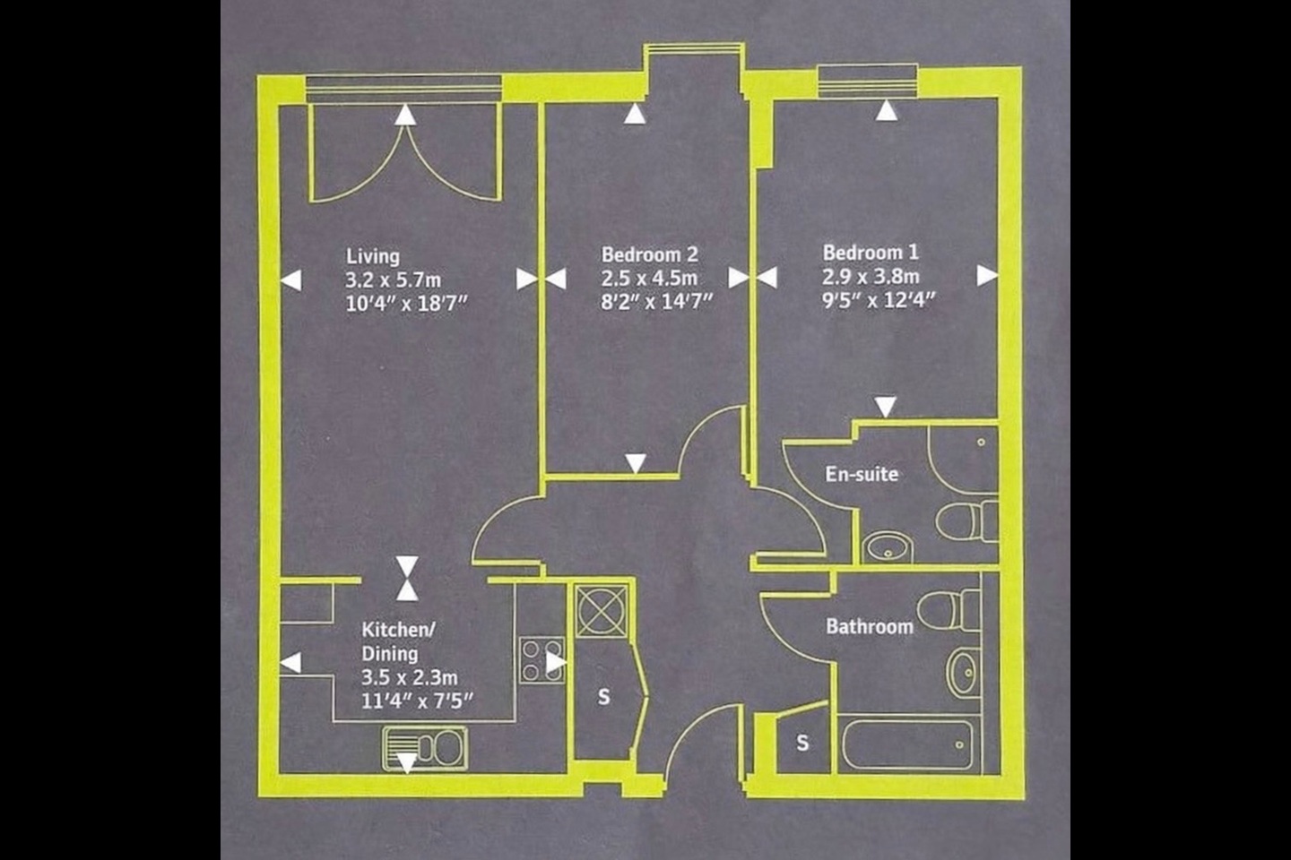 Additional image 9 of 2 Bed Flat, Oak Square, SW9, N1 7GU