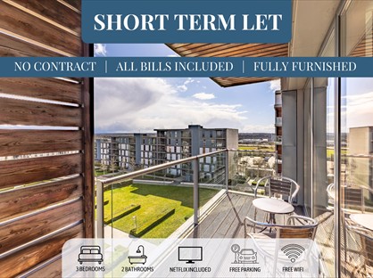 3 Bed Flat, Garnet House, MK9