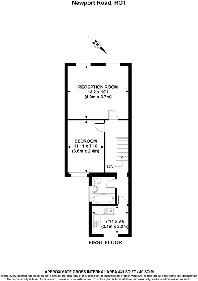 Additional image 10 of 1 Bed Flat, Newport Road, RG1, N1 7GU