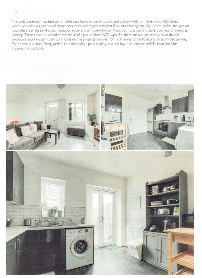 Additional image 2 of 2 Bed Terraced House, Perry Road, NG5, N1 7GU