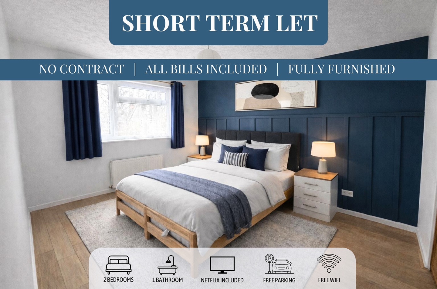 2 Bed Flat, Tremadoc Court, NG5, N1 7GU