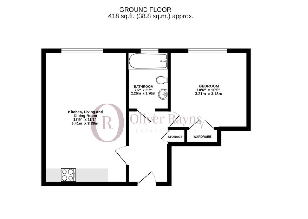 Additional image 6 of 1 Bed Flat, The River Buildings, LE3, N1 7GU