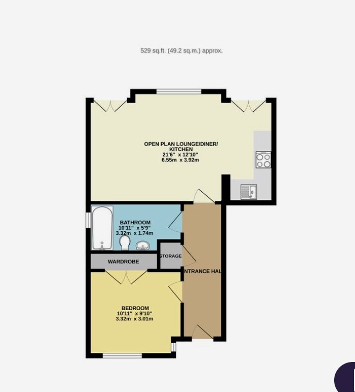 Additional image 5 of 1 Bed Flat, The Chatham, RG1, N1 7GU