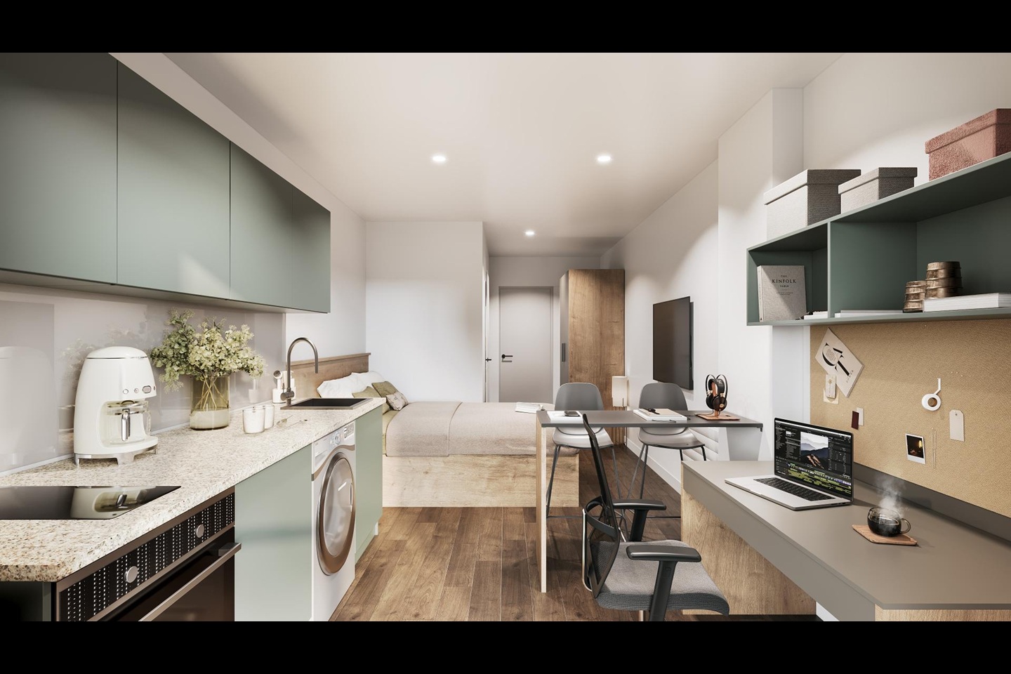 Studio Flat, Burnsall House, CV5, N1 7GU