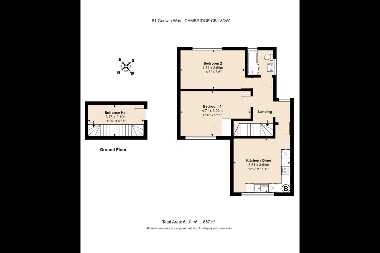 Additional image 9 of 2 Bed Flat, Godwin Way, CB1, N1 7GU