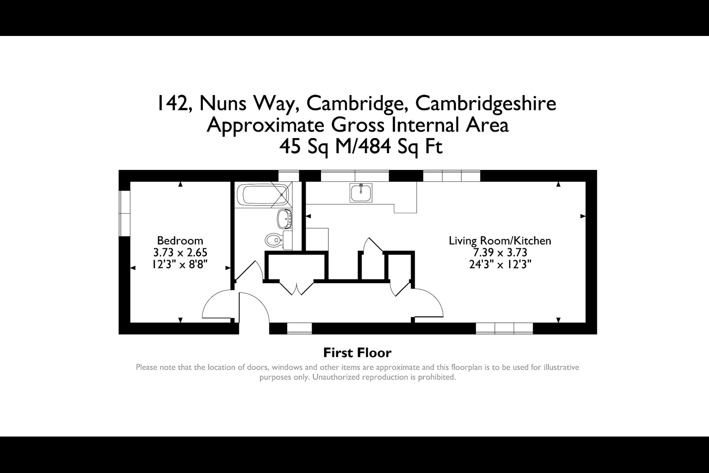 Additional image 4 of 1 Bed Flat, Nuns Way, CB4, N1 7GU