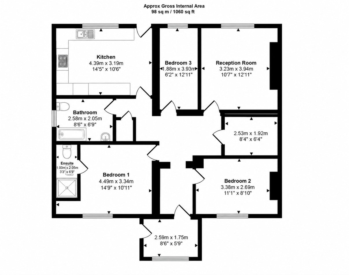 4 Bed Flat, King Edward's Road, E9 photo 2