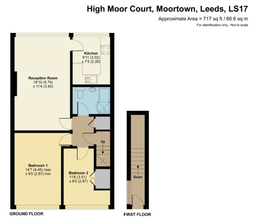 Additional image 8 of 2 Bed Flat, High Moor Court, LS17, N1 7GU