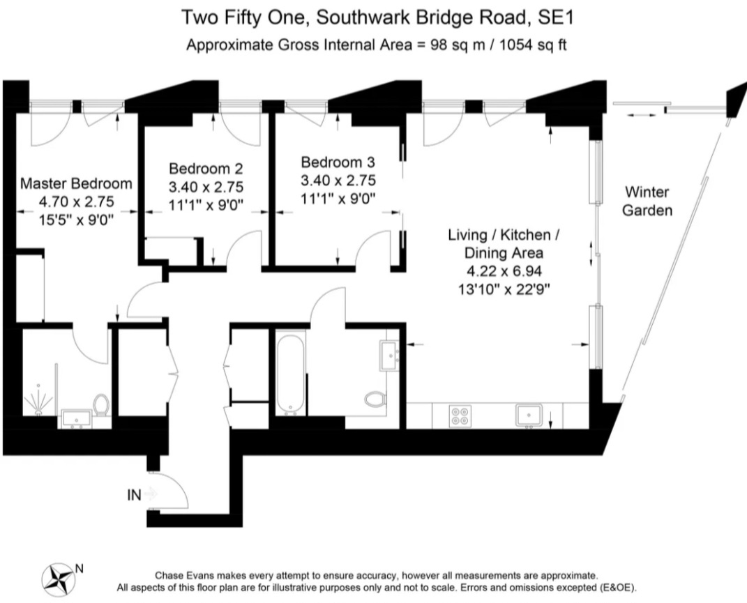 Additional image 19 of 3 Bed Flat, Southwark Bridge Road, SE1, N1 7GU