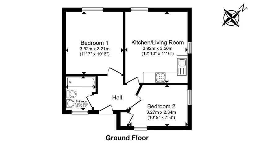 Additional image 6 of 2 Bed Flat, William Bonney Estate, SW4, N1 7GU