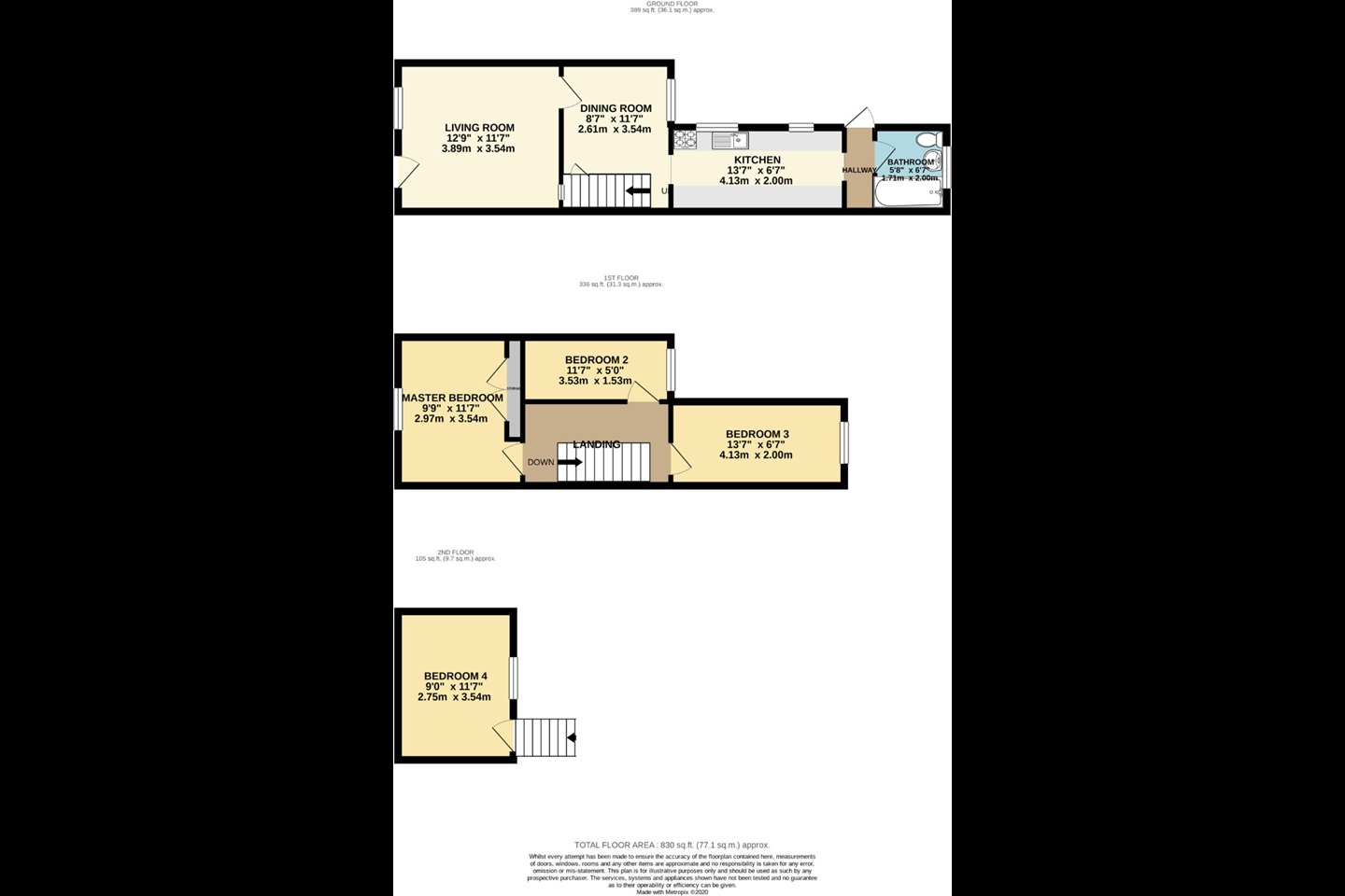 Additional image 2 of 4 Bed Terraced House, Collis St, RG2, N1 7GU