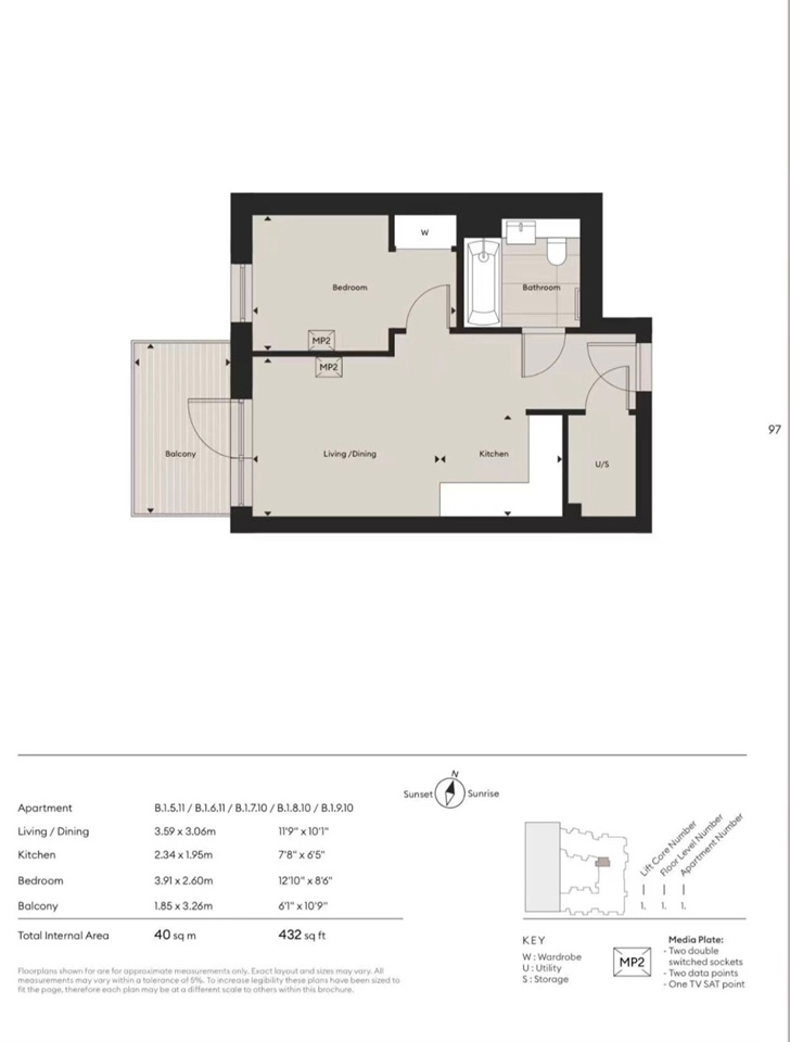 Additional image 12 of 1 Bed Flat, Gasholder Place, SE11, N1 7GU