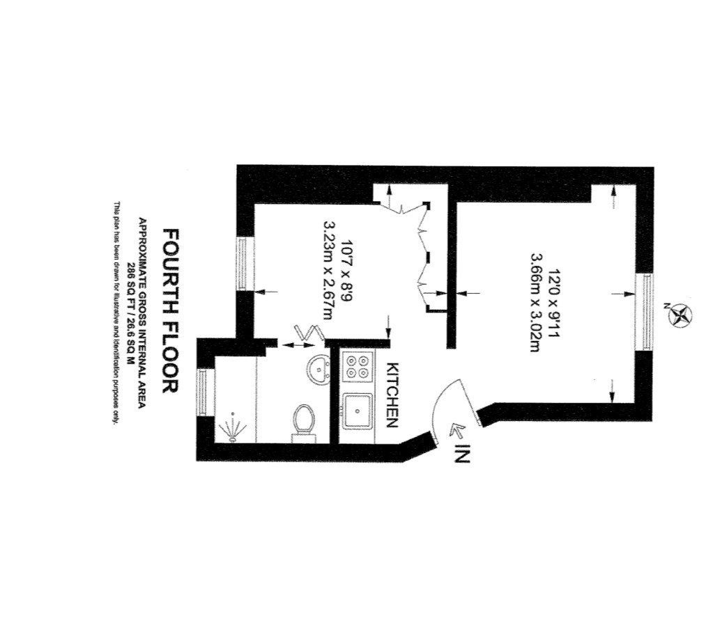 Additional image 6 of 1 Bed Flat, Garrick House, W1J, N1 7GU